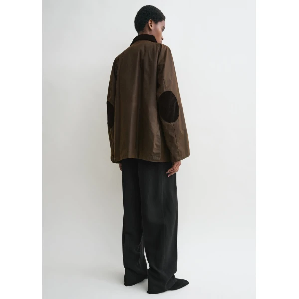 Totême Country jacket in Bark - Jackets - Scandinavian Minimalist Luxury at Coveti