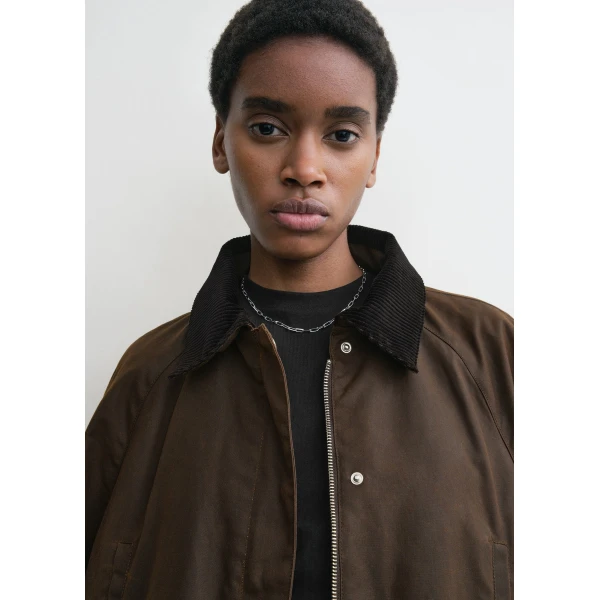 Totême Country jacket in Bark - Jackets - Scandinavian Minimalist Luxury at Coveti
