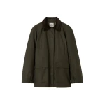 Totême Country jacket in Forest - Jackets - Scandinavian Minimalist Luxury at Coveti