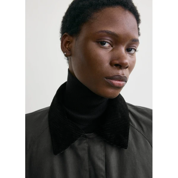 Totême Country jacket in Washed black - Jackets - Scandinavian Minimalist Luxury at Coveti