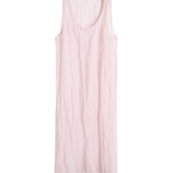 Totême Crinkled gauze tank dress in Bloom - Dresses - Scandinavian Minimalist Luxury at Coveti