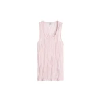 Totême Crinkled gauze tank in Bloom - Tops - Scandinavian Minimalist Luxury at Coveti