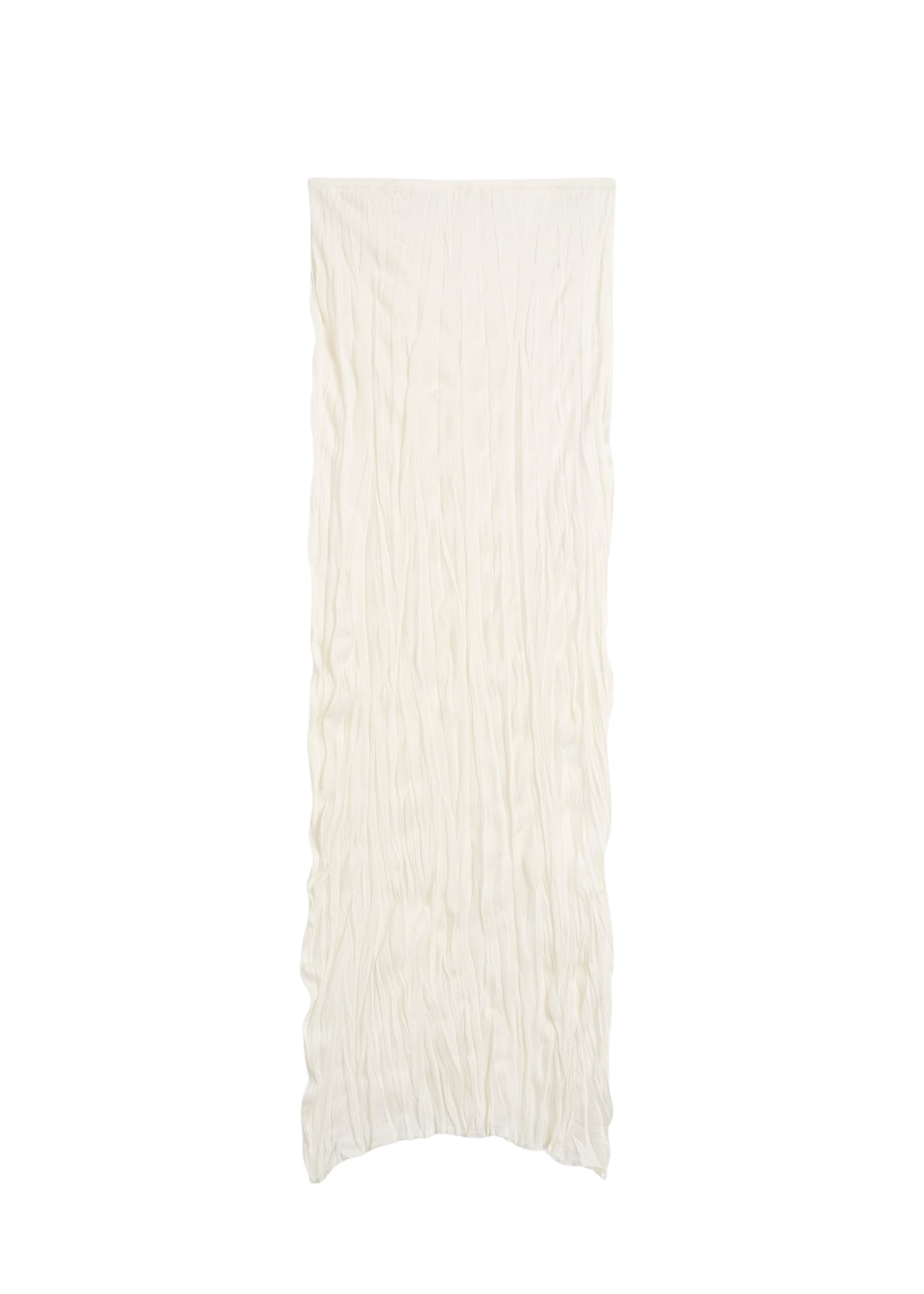 Totême Crinkled knit skirt in White - Skirts - Scandinavian Minimalist Luxury at Coveti