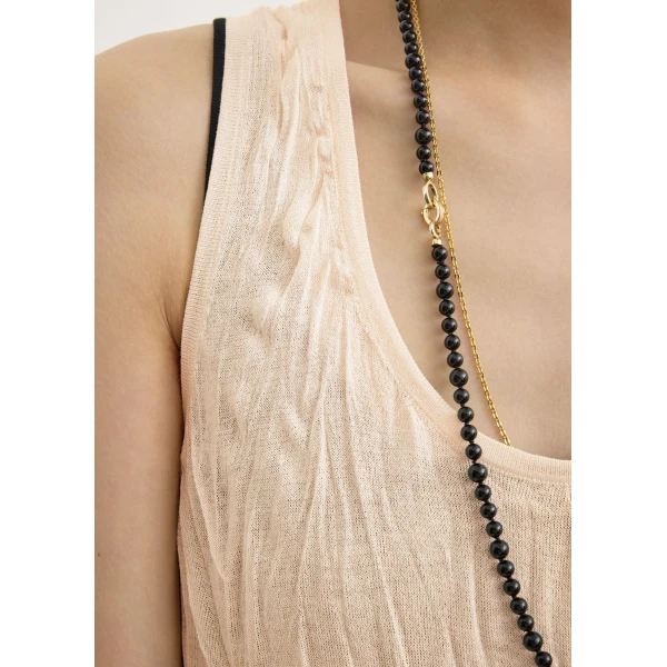 Totême Crinkled knit tank dress in Pale apricot - Dresses - Scandinavian Minimalist Luxury at Coveti