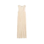 Totême Crinkled knit tank dress in Pale apricot - Dresses - Scandinavian Minimalist Luxury at Coveti