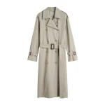 Totême Crisp summer trench in Clay - Coats - Scandinavian Minimalist Luxury at Coveti