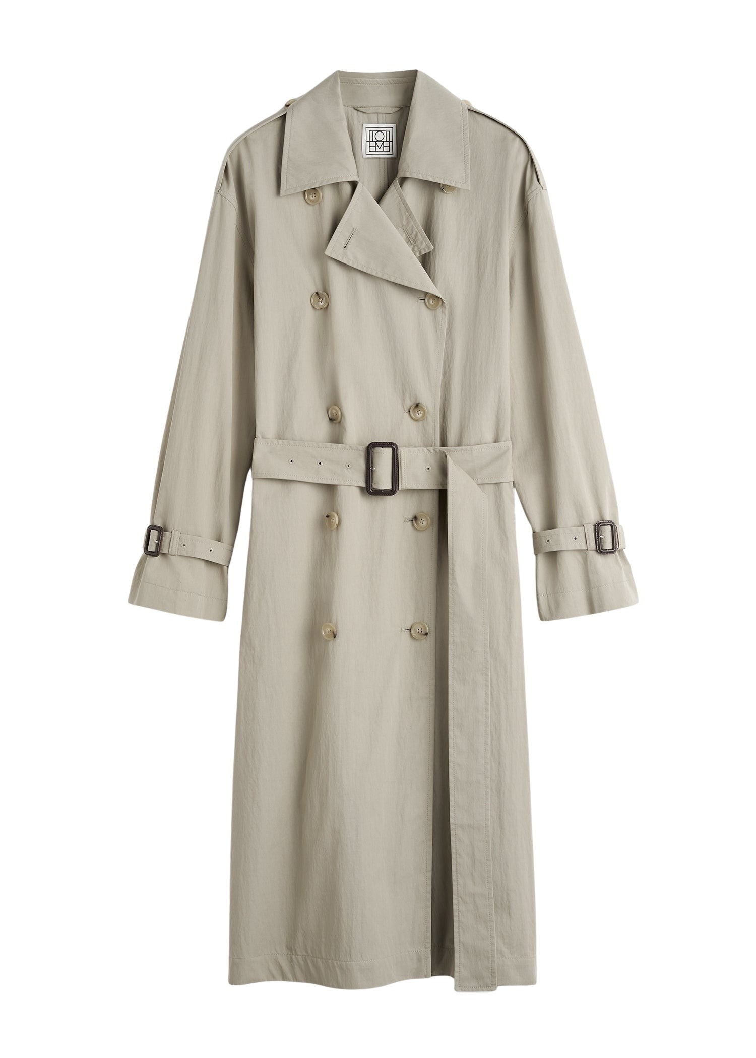 Toteme Crisp summer trench in Clay Coat