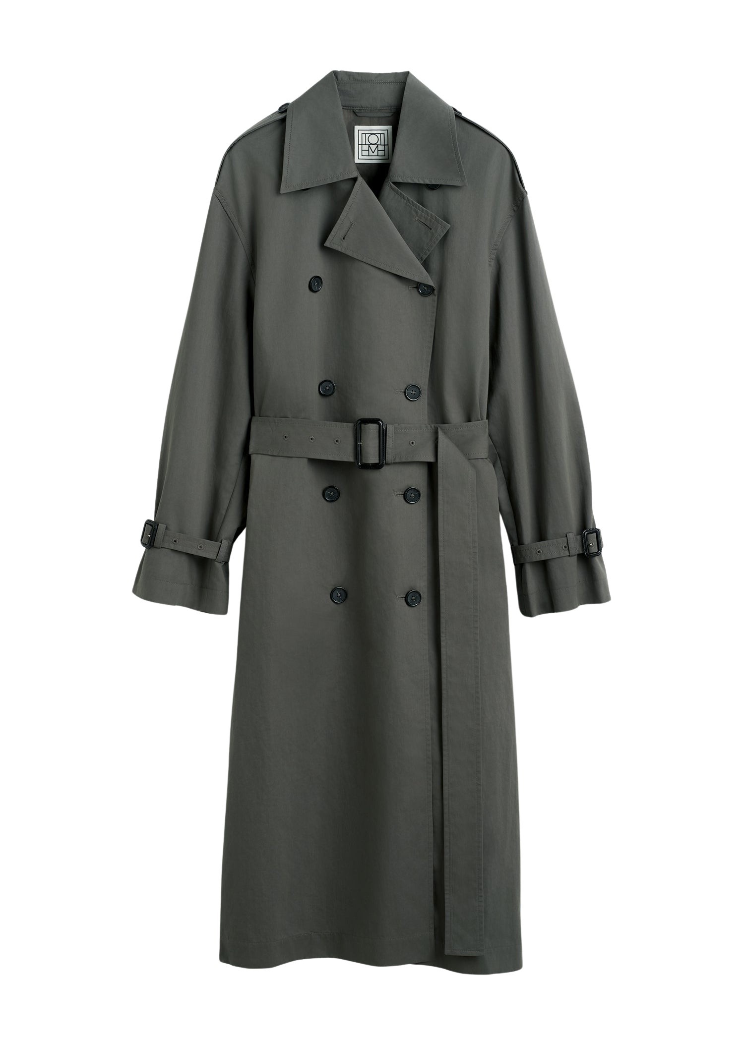 Toteme Crisp summer trench in Taupe Coat