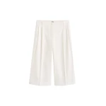 Totême Cropped trousers in White - Pants - Scandinavian Minimalist Luxury at Coveti