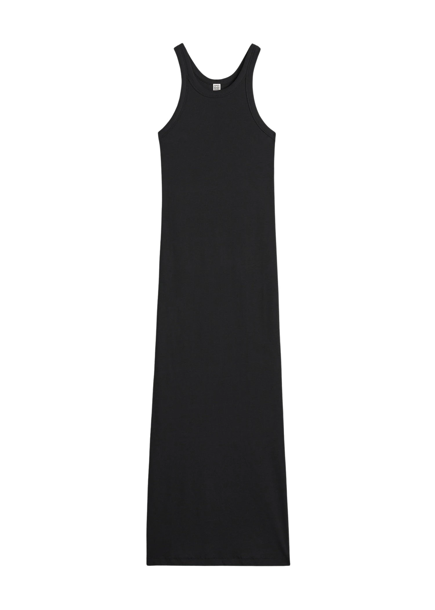 Totême Curved rib tank dress in Black - Dresses - Scandinavian Minimalist Luxury at Coveti