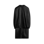 Totême Detachable cape evening coat in Black - Coats - Scandinavian Minimalist Luxury at Coveti
