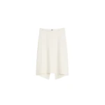Totême Dipped knit skirt in White - Skirts - Scandinavian Minimalist Luxury at Coveti