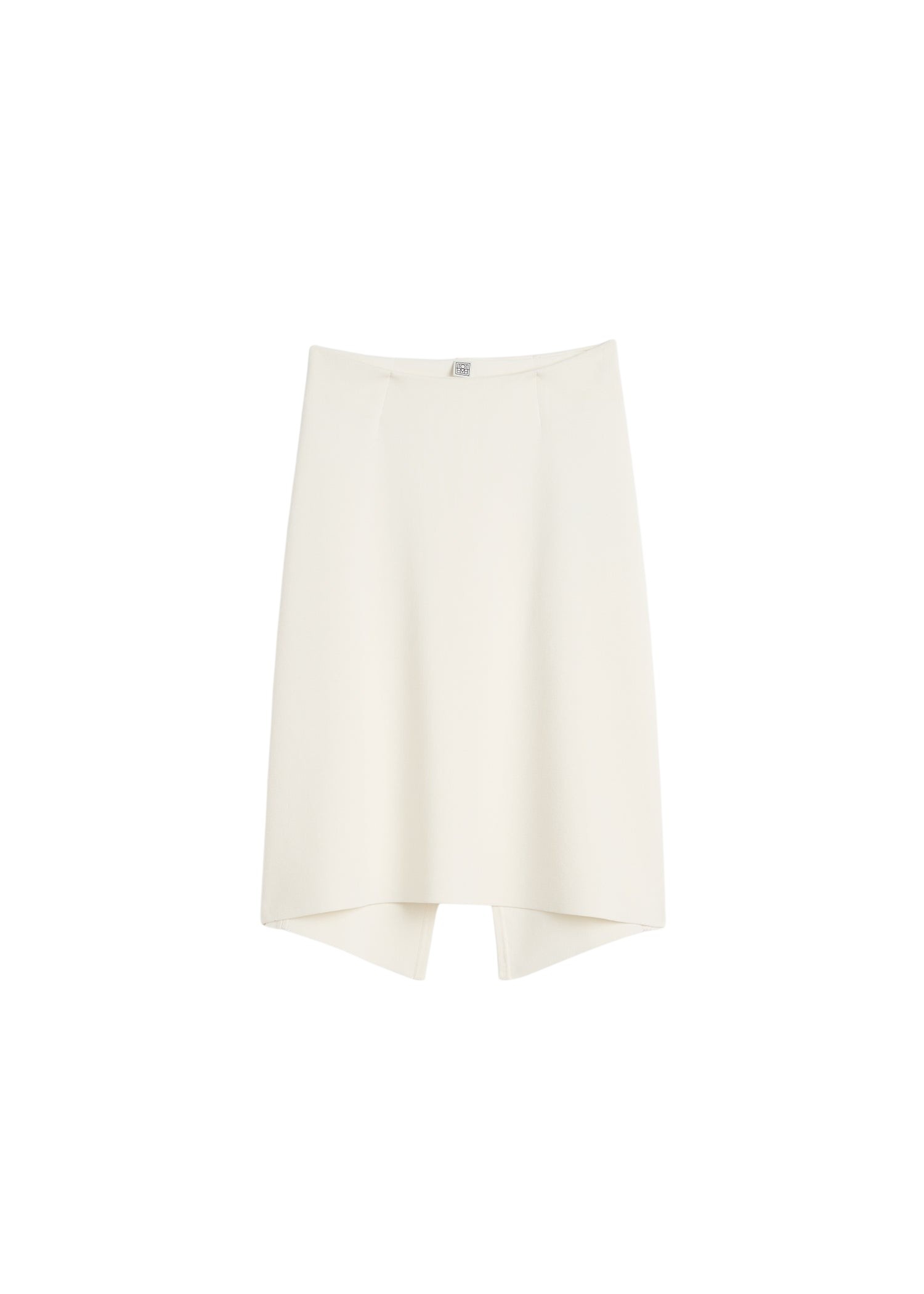 Totême Dipped knit skirt in White - Skirts - Scandinavian Minimalist Luxury at Coveti