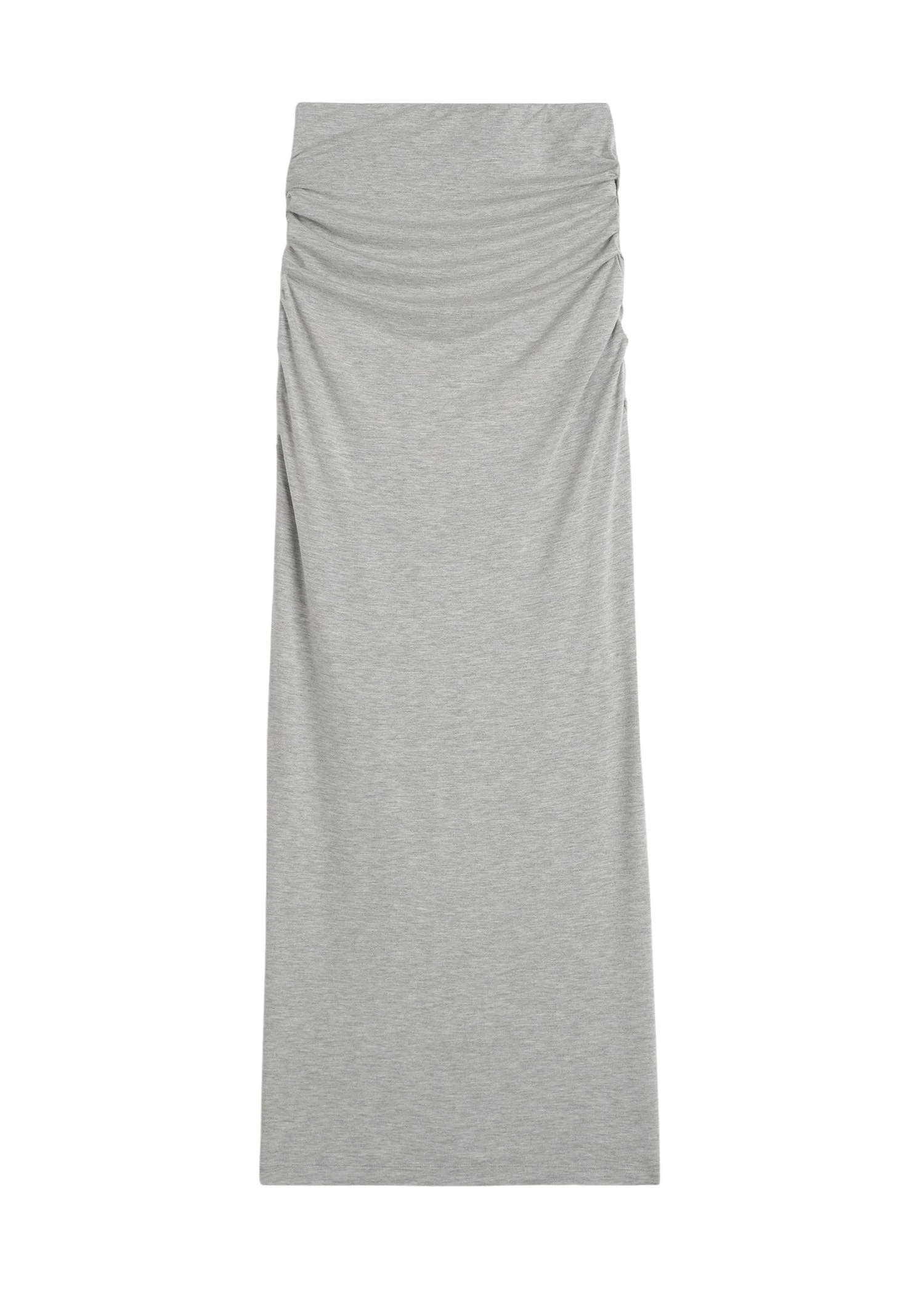 Toteme-Draped-jersey-skirt-pale-grey-melange-in-Pale-grey-melange87161_nobg Totême Draped jersey skirt pale grey mélange in Pale grey melange - Skirts - Scandinavian Minimalist Luxury at Coveti