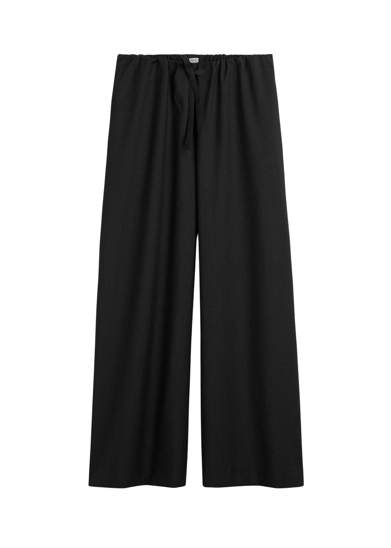 Toteme-Drawstring-dinner-trousers-in-Charcoal-melange31269_nobg Totême Drawstring dinner trousers in Charcoal melange - Pants - Scandinavian Minimalist Luxury at Coveti