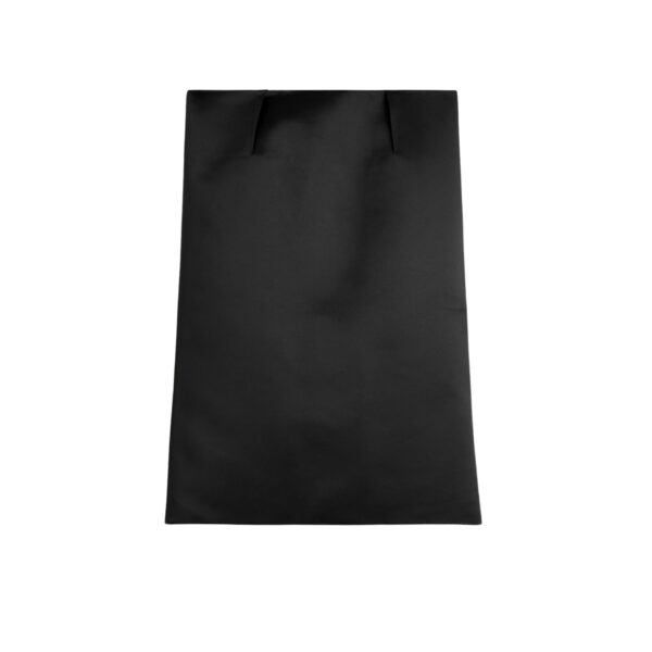 Totême Duchess satin pencil skirt in Black - Skirts - Scandinavian Minimalist Luxury at Coveti