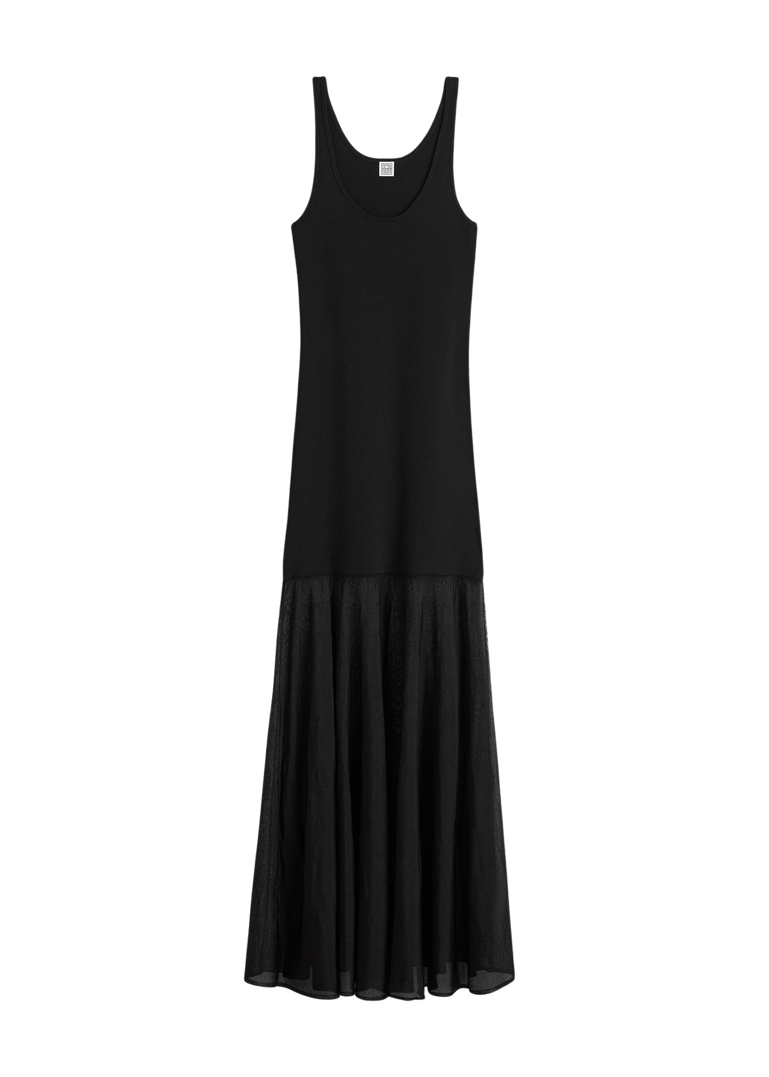 Totême Evening tank dress in Black - Dresses - Scandinavian Minimalist Luxury at Coveti
