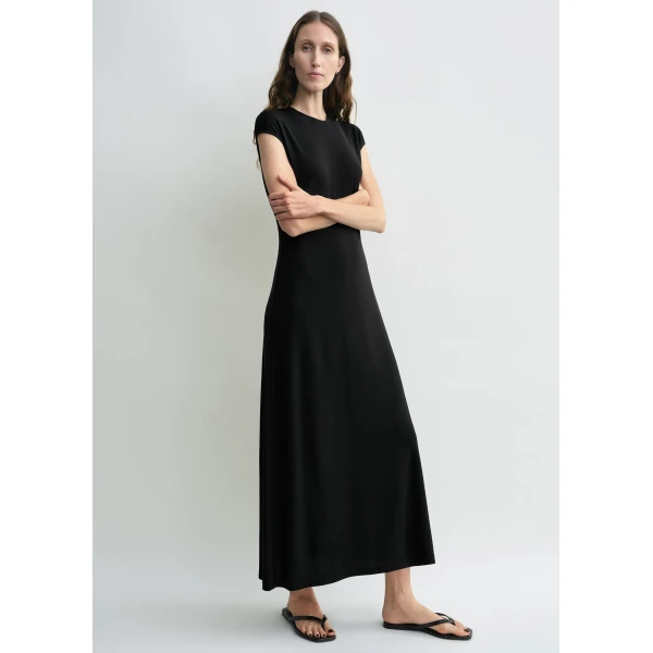 Totême Everyday dress in Black - Dresses - Scandinavian Minimalist Luxury at Coveti