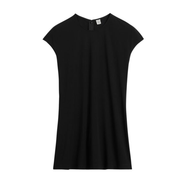 Totême Everyday top in Black - Tops - Scandinavian Minimalist Luxury at Coveti