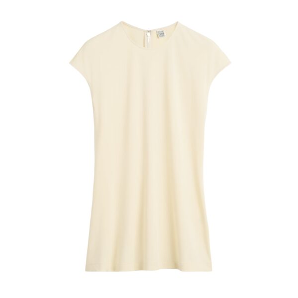 Totême Everyday top in Ecru - Tops - Scandinavian Minimalist Luxury at Coveti