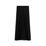 Totême Flared jersey skirt in Black - Skirts - Scandinavian Minimalist Luxury at Coveti
