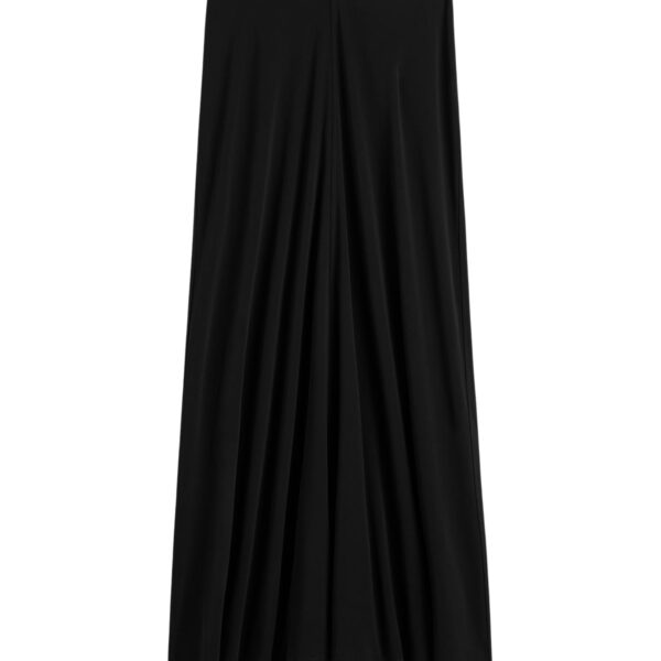 Totême Flared jersey skirt in Black - Skirts - Scandinavian Minimalist Luxury at Coveti