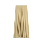 Totême Flared jersey skirt in Chai - Skirts - Scandinavian Minimalist Luxury at Coveti