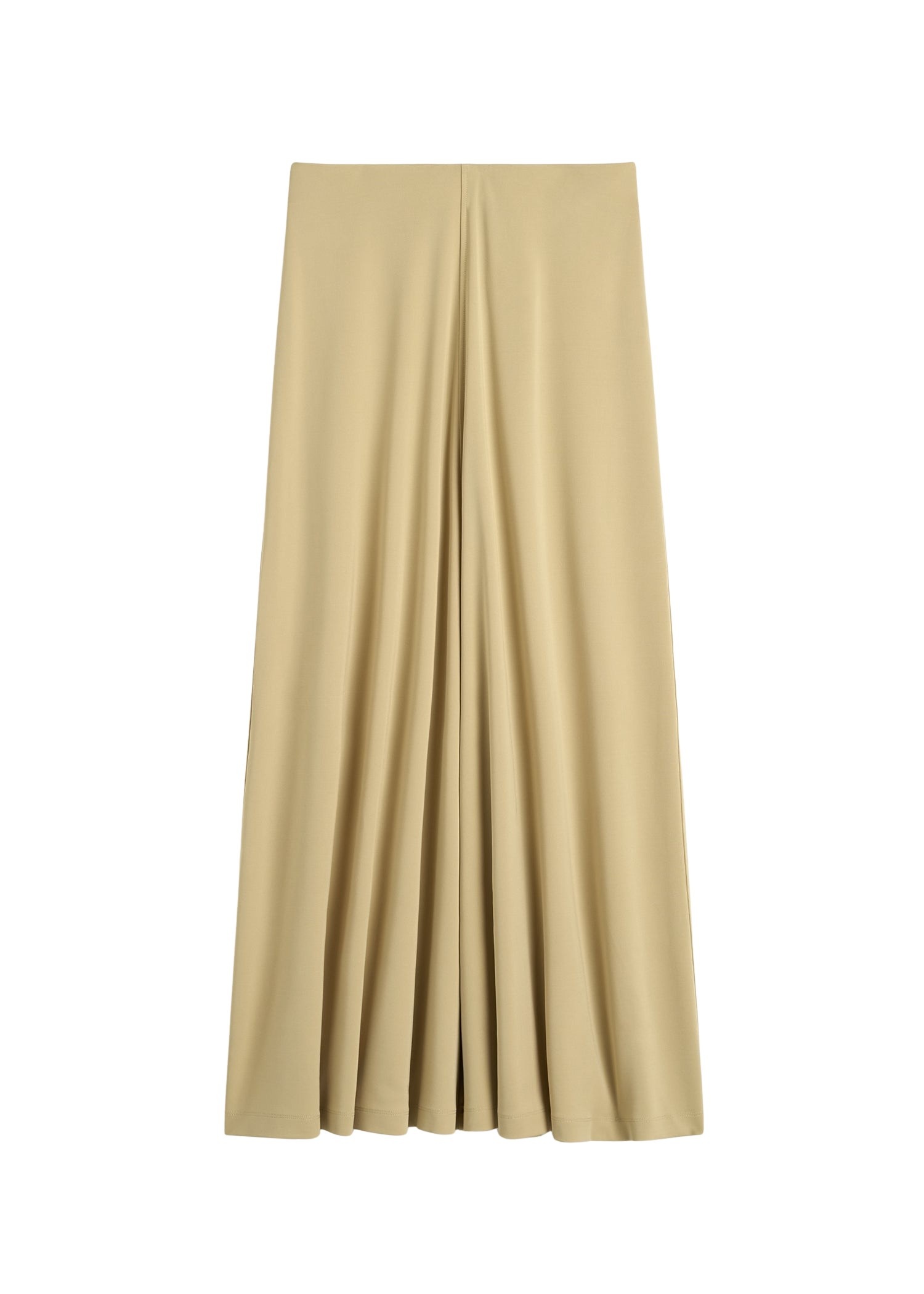 Totême Flared jersey skirt in Chai - Skirts - Scandinavian Minimalist Luxury at Coveti