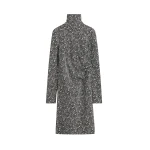 Totême Floral twist dress in Black / White - Dresses - Scandinavian Minimalist Luxury at Coveti