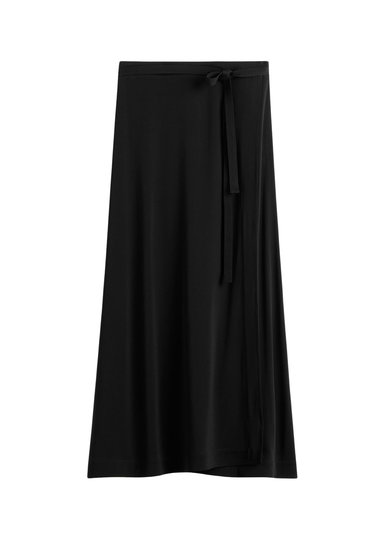 Totême Fluid jersey skirt in Black - Skirts - Scandinavian Minimalist Luxury at Coveti