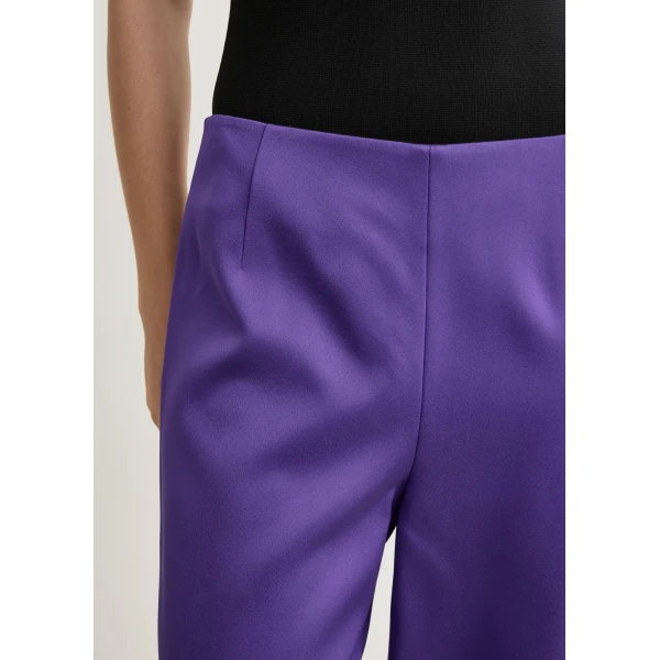 Totême Fluid satin trousers in Violet - Pants - Scandinavian Minimalist Luxury at Coveti