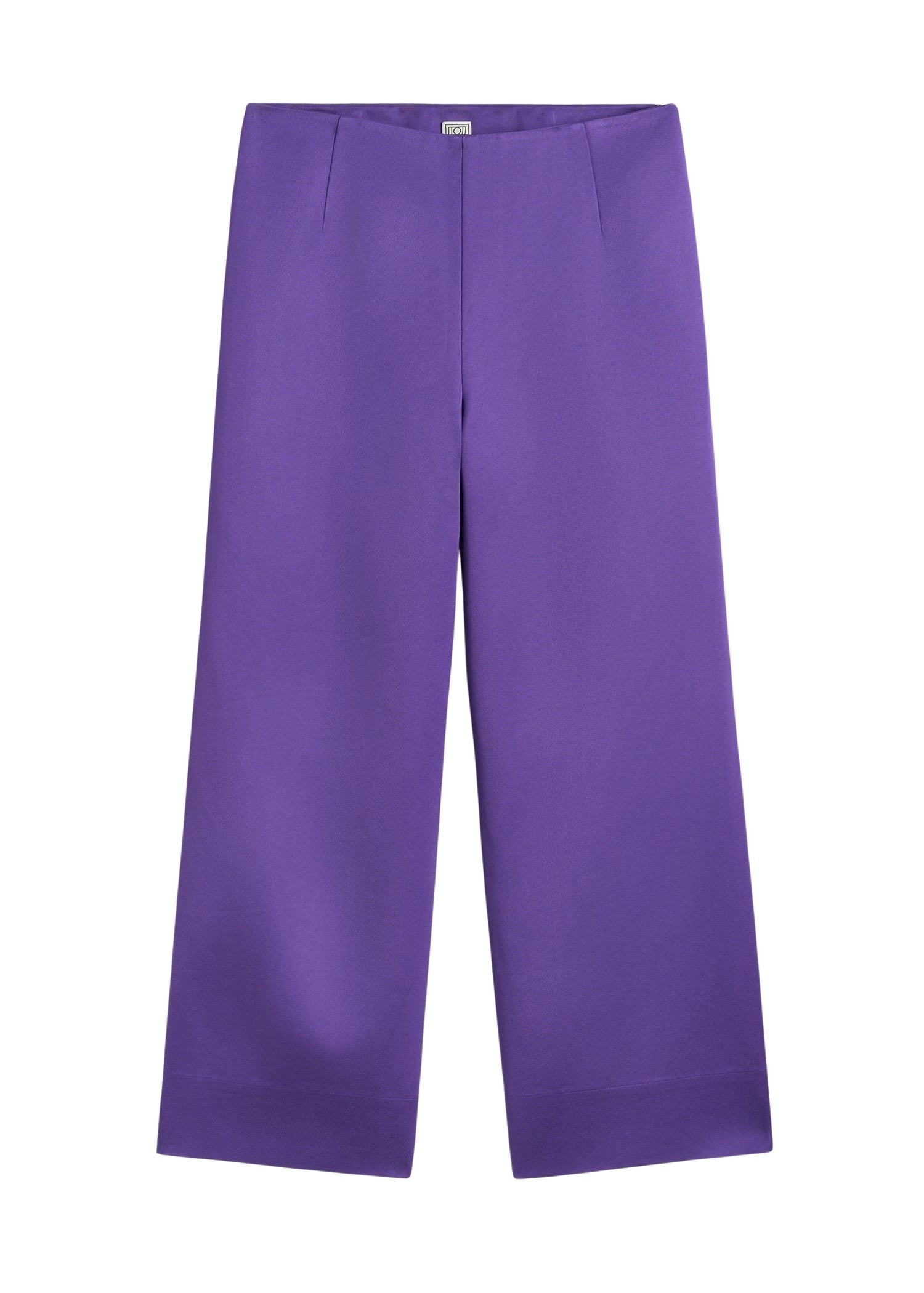 Toteme Fluid satin trousers in Violet