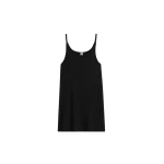 Totême Fluid slip top in Black - Tops - Scandinavian Minimalist Luxury at Coveti