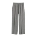 Totême Fluid winter trousers mid grey in Mid grey melange - Pants - Scandinavian Minimalist Luxury at Coveti