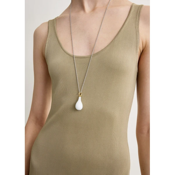 Totême Fluted hem dress in Desert - Dresses - Scandinavian Minimalist Luxury at Coveti