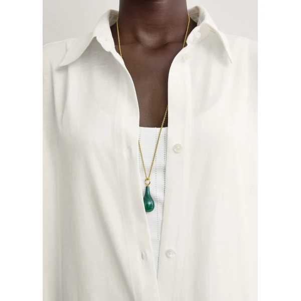 Totême Jersey shirtdress in Off-white - Dresses - Scandinavian Minimalist Luxury at Coveti