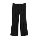 Totême Kick flare trousers in Black - Pants - Scandinavian Minimalist Luxury at Coveti
