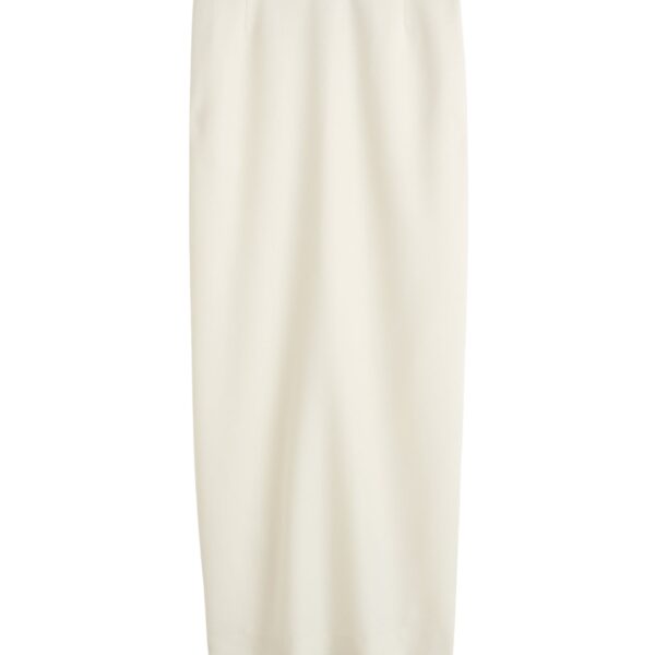 Totême Light wool skirt in Ecru - Skirts - Scandinavian Minimalist Luxury at Coveti