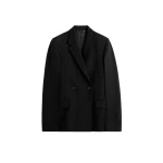 Totême Long boxy blazer in Black - Jackets - Scandinavian Minimalist Luxury at Coveti
