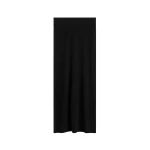 Totême Long knit skirt in Black - Skirts - Scandinavian Minimalist Luxury at Coveti