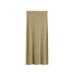 Totême Long knit skirt in Desert - Skirts - Scandinavian Minimalist Luxury at Coveti