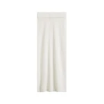 Totême Long knit skirt in White - Skirts - Scandinavian Minimalist Luxury at Coveti