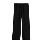 Totême Lounge trousers in Black - Pants - Scandinavian Minimalist Luxury at Coveti