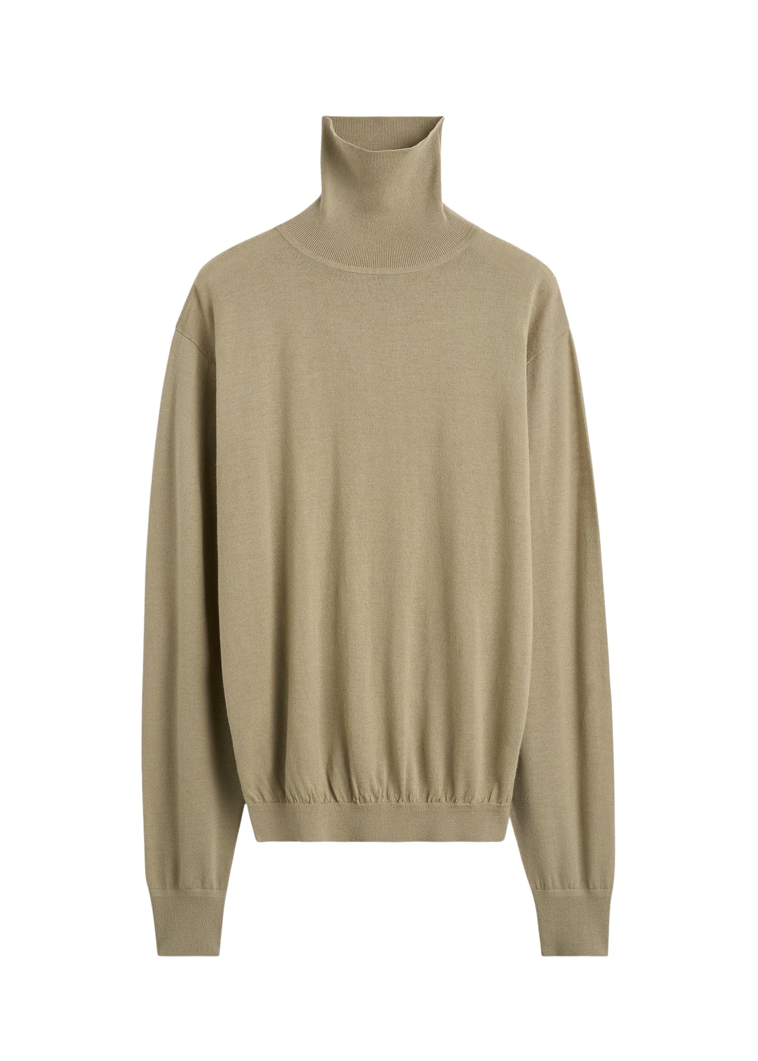 Toteme-Merino-turtleneck-in-Desert38352_nobg Totême Merino turtleneck in Desert - Knitwear - Scandinavian Minimalist Luxury at Coveti