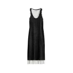 Totême Mohair knit tank dress in Black - Dresses - Scandinavian Minimalist Luxury at Coveti