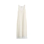 Totême Mohair knit tank dress in Off-white - Dresses - Scandinavian Minimalist Luxury at Coveti