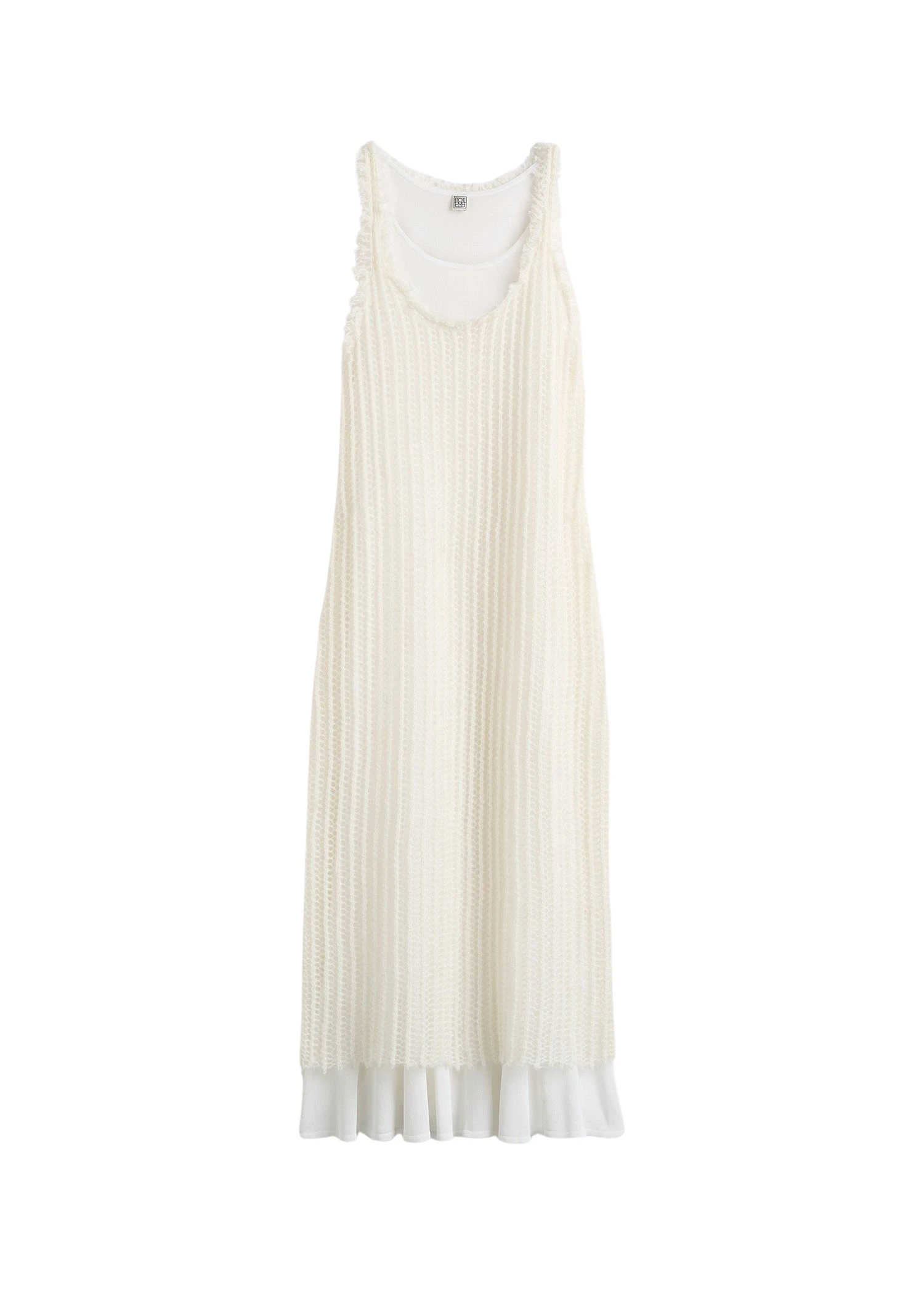 Toteme-Mohair-knit-tank-dress-in-Off-white73464_nobg Totême Mohair knit tank dress in Off-white - Dresses - Scandinavian Minimalist Luxury at Coveti