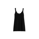 Totême Mohair knit tank in Black - Knitwear - Scandinavian Minimalist Luxury at Coveti