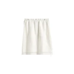 Totême Monogram mini skirt in White - Skirts - Scandinavian Minimalist Luxury at Coveti