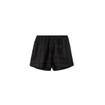 Totême Monogram silk pj shorts black in Black monogram - Pants - Scandinavian Minimalist Luxury at Coveti
